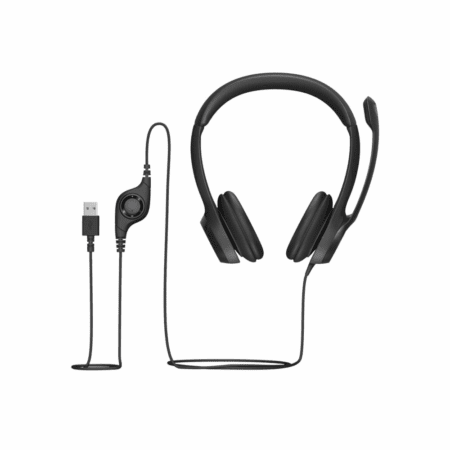 Słuchawki przewodowe Logitech USB Headset H390 981-000406