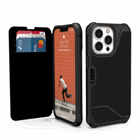 Etui z klapką do iPhone 13 Pro UAG Metropolis czarne 113156113940