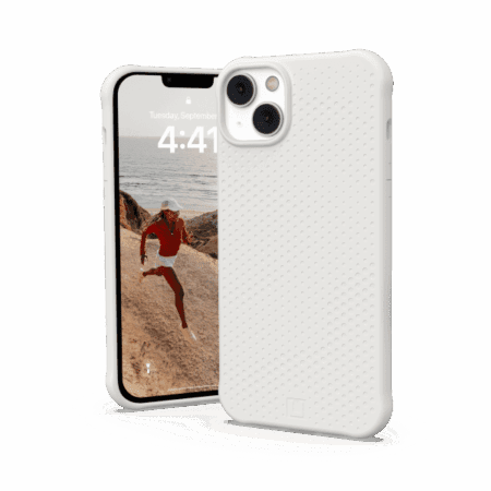 Etui do iPhone 14 Plus MagSafe UAG Dot białe 114081313535