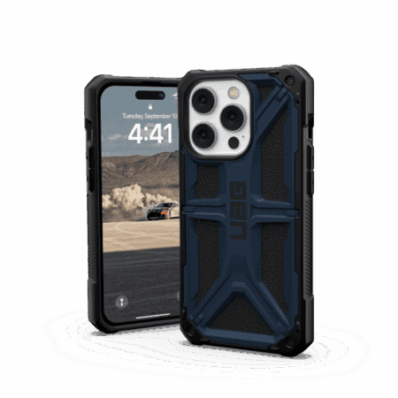 Etui do iPhone 14 Pro Max UAG Monarch czarne granatowe 114035115555