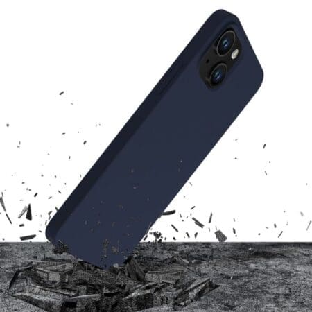 Etui na smartfon 3mk Silicone Case Dark Navy Apple iPhone 15 Plus 5903108583060