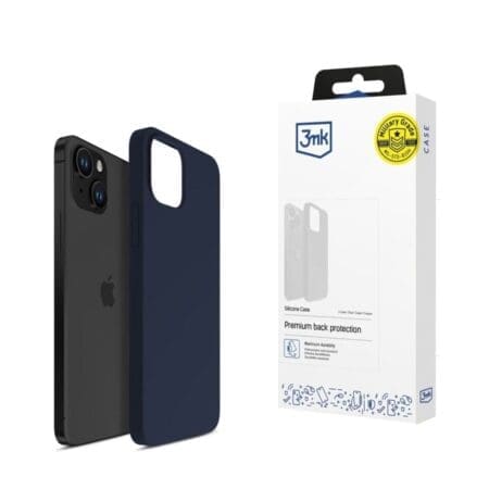 Etui na smartfon 3mk Silicone Case Dark Navy Apple iPhone 15 Plus 5903108583060
