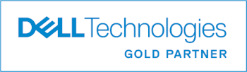 Odznaka statusu partnerskiego Dell Technologies Gold Partner