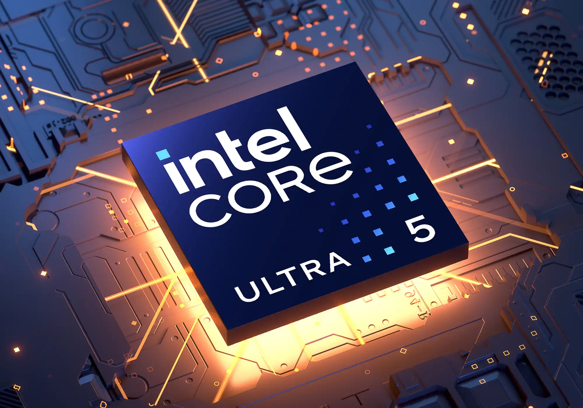 Ilustracja procesora Intel Core Ultra 5