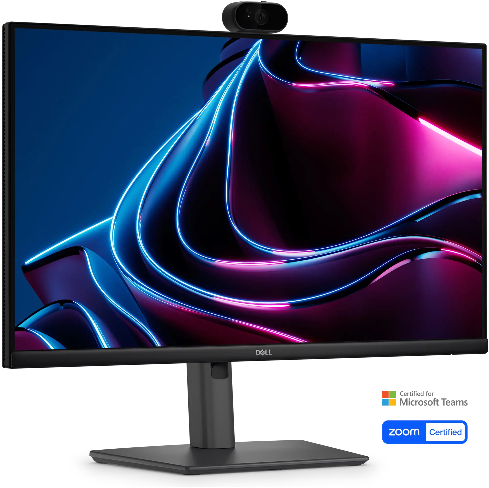 Monitor Dell Pro P 24 P2426HEV 210-BVHW USB-C 90W 23.8 Grafika ukazuje czarny monitor