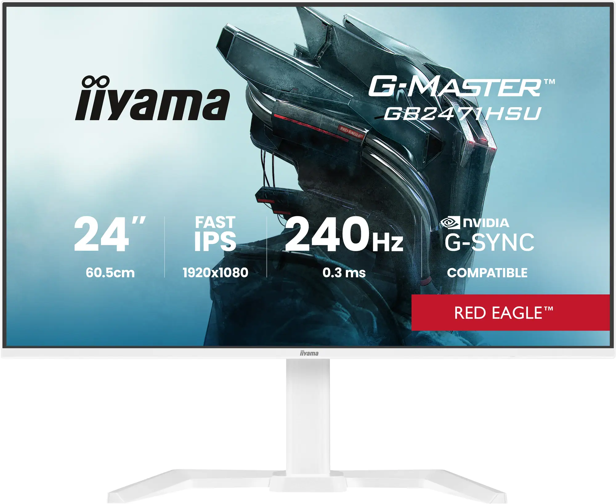 Na zdjęciu widać bialy monitor