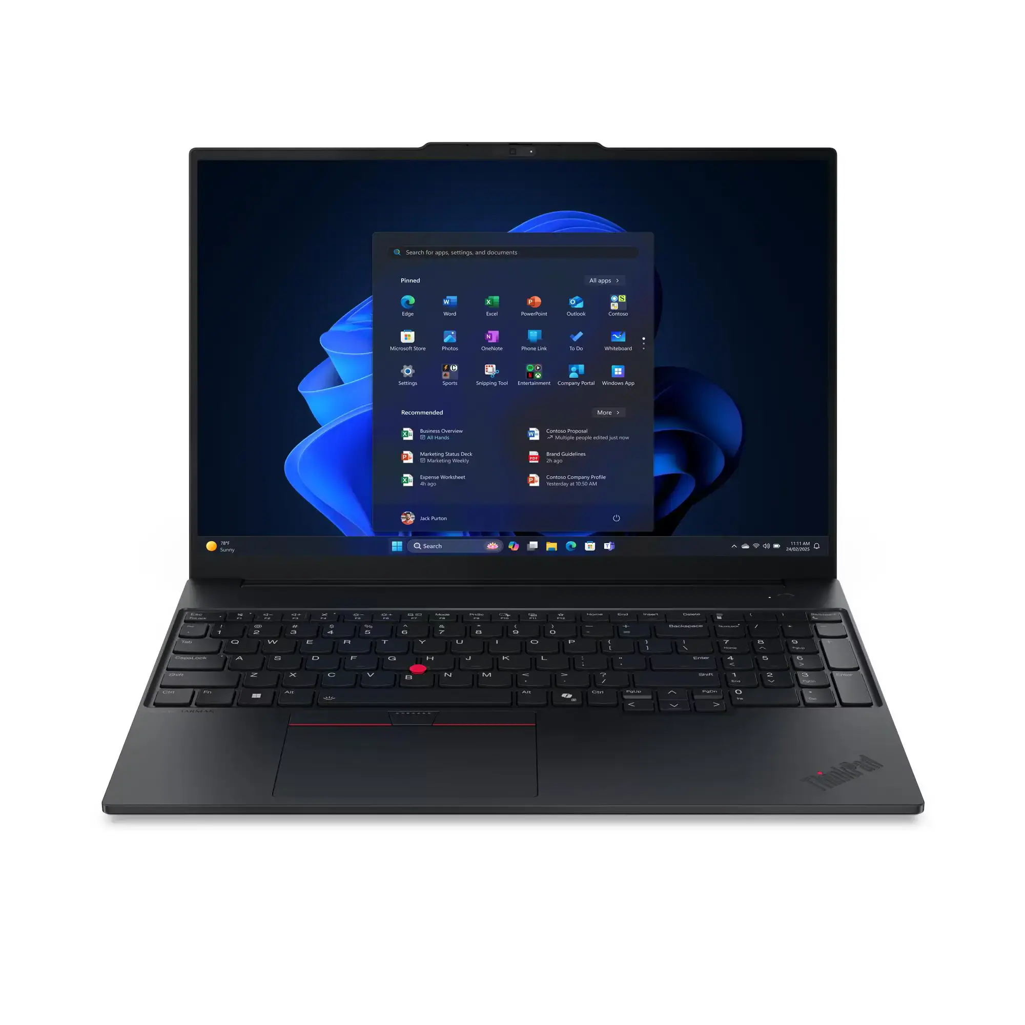 na zdjęciu widać czarny laptop
