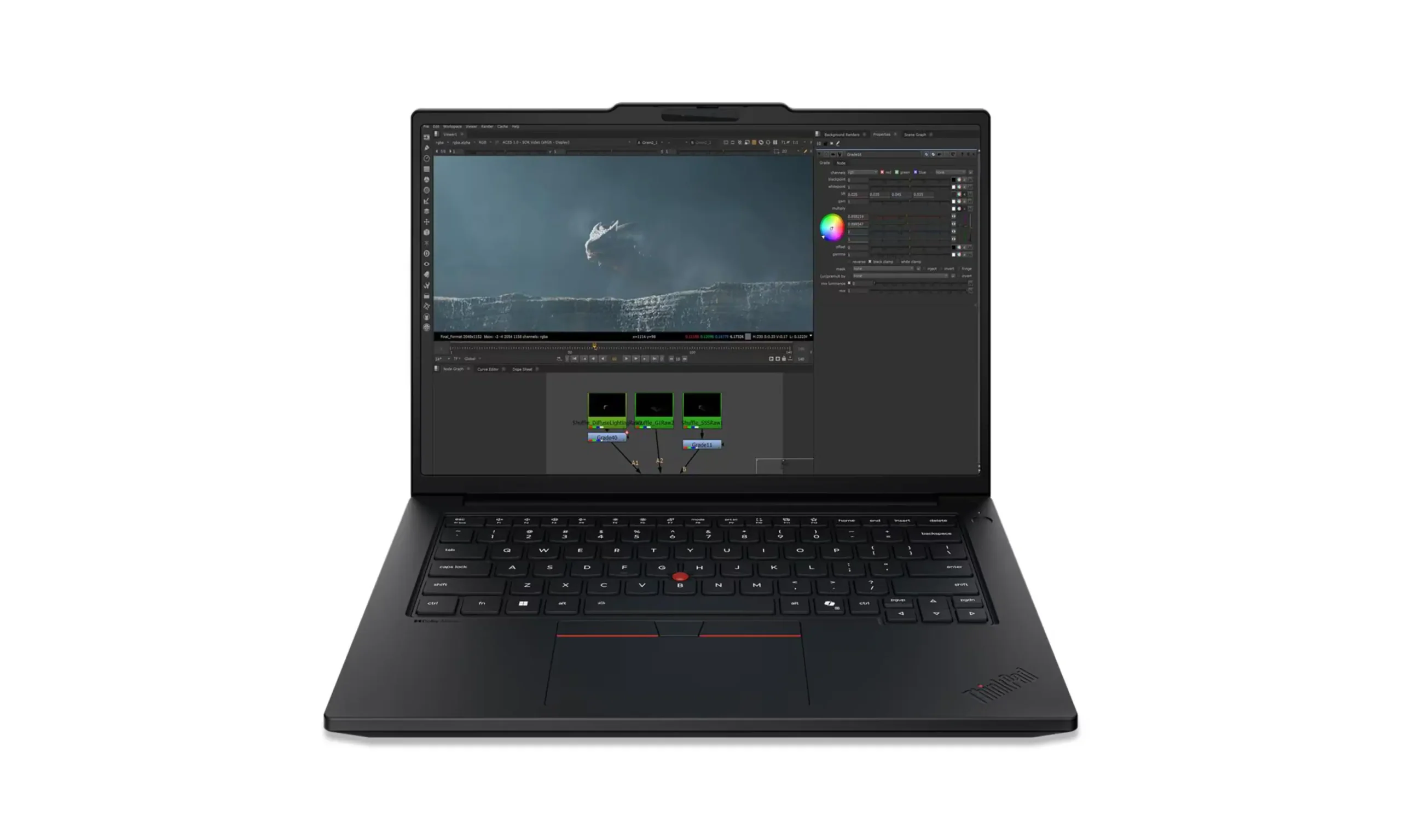 Na zdjęciu widać otwarty czarny laptop