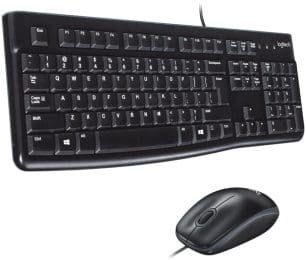 Zestaw przewodowy Klawiatura + Mysz Logitech MK120 US 920-002563