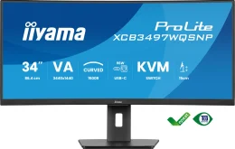 Monitor zakrzywiony iiyama ProLite XCB3497WQSNP-B1 34" UWQHD USB-C 95W